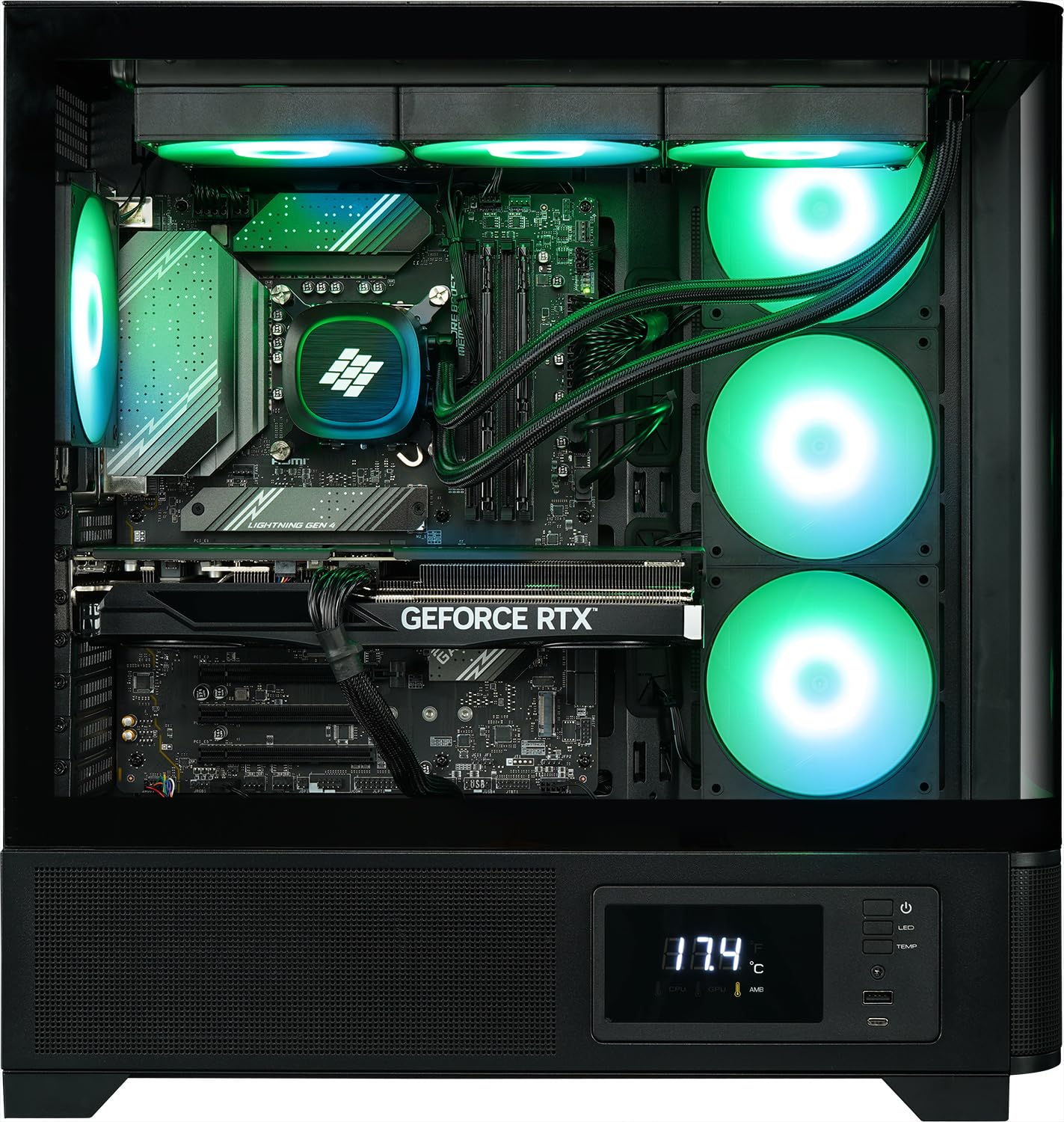 Kiebel Gaming PC Guardian 12 Intel Core i9-12900KF 16-Kerner, 32GB RAM, GeForce RTX 5070 12 GB, 1TB M.2 SSD, WLAN, Bluetooth, Windows 11 [187688]