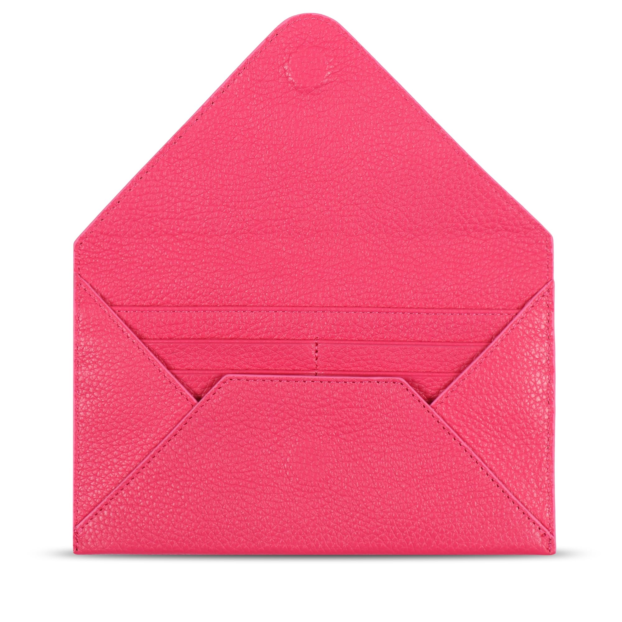 Otto Angelino Tarjetero de Cuero Genuino para Tarjetas de Crédito con Embrague - Cartera de Viaje con Estilo Sobre y Cierre Magnético-Múltiples Ranuras para el Dinero, Smartphone - Bloqueo de RFID