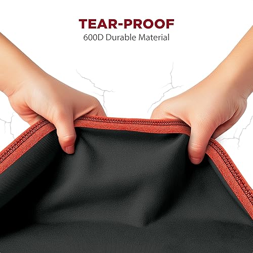 Miniatura 7 de HOLDN' STORAGE Caja de almacenamiento para adornos de Navidad debajo de la cama con divisores, conveniente y duradero, 2 bandejas extraíbles