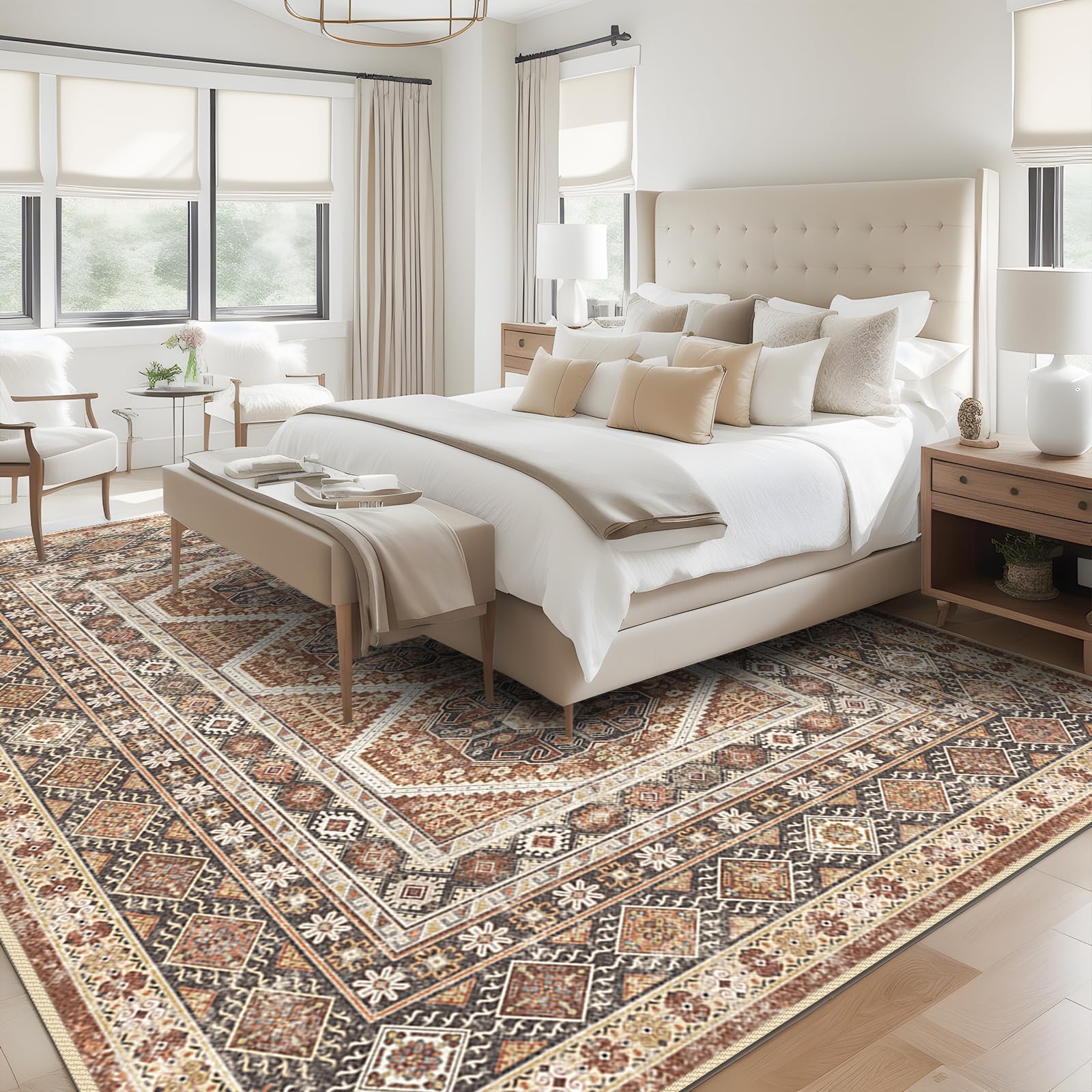 Amazon.com: Large Rugs for Living Room: 10x14 Area Rugs Farmhouse