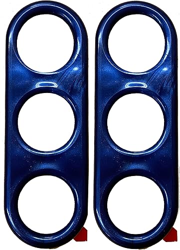 El agarre original para cierrapuertas automotriz para automóviles y camiones, fácil de instalar, fabricado en Estados Unidos, (3 agujeros, azul)