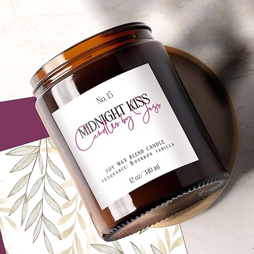 Miniatura 2 de XOXOKristen Etiqueta engomada cuadrada elegante de la etiqueta de la vela personalizada, etiquetas cosméticas personalizadas, etiquetas del