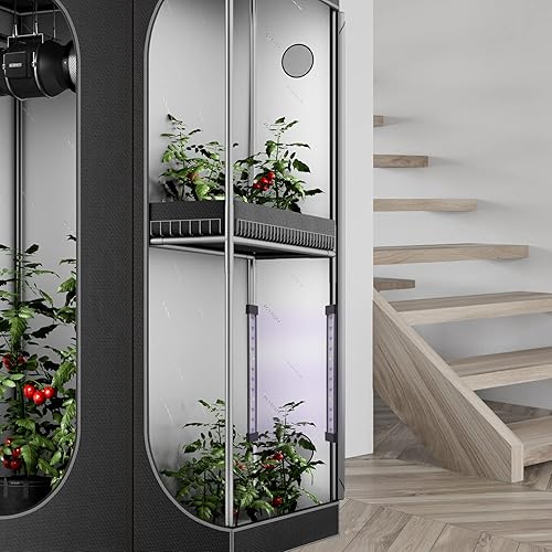 Miniatura 7 de AC Infinity IONBEAM U4, barras de luz LED UV de espectro objetivo de 11 pulgadas, kit de iluminación de 4 barras con diodos de 365 nm y 395 nm,