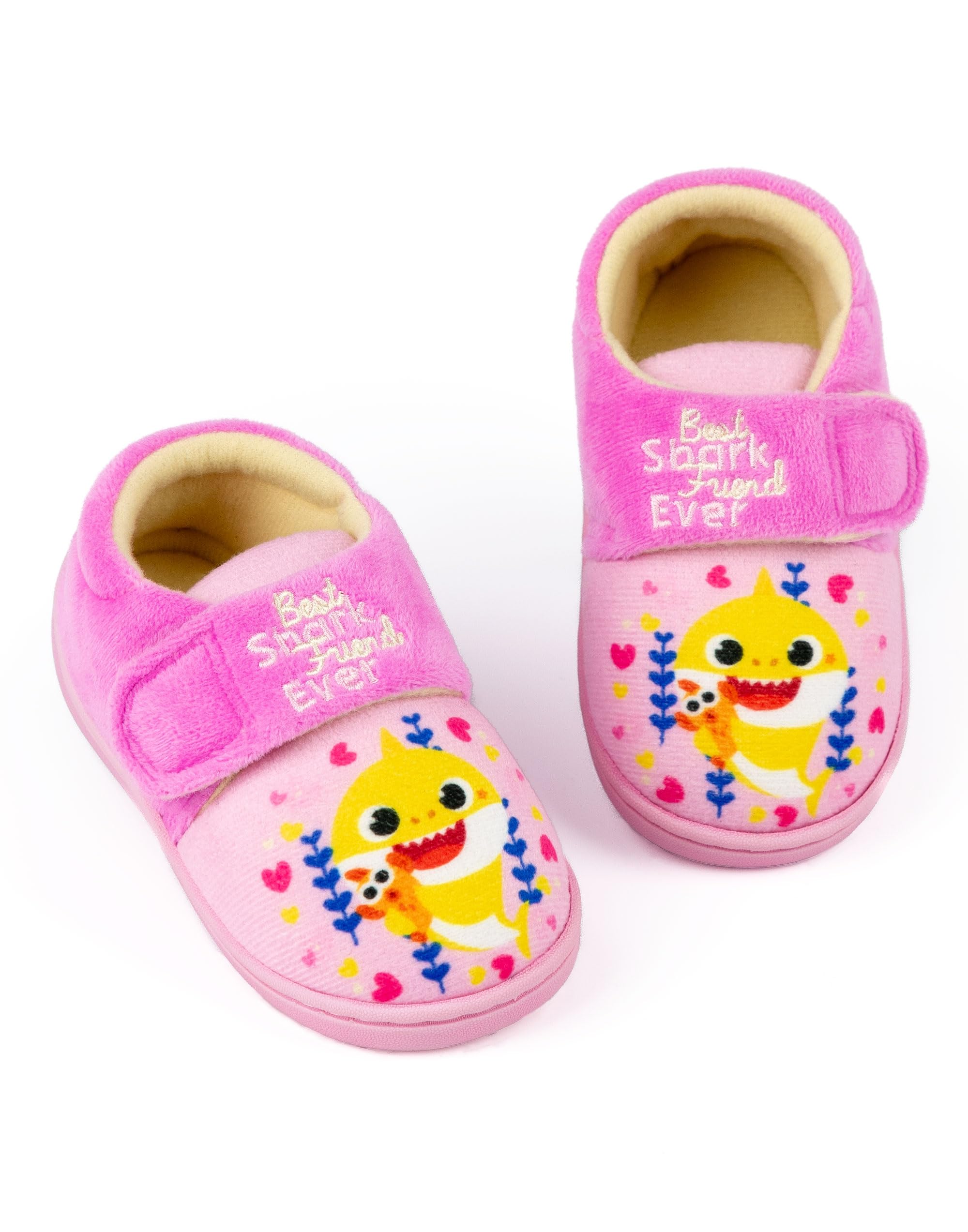 Baby Shark Girls Pink Or Blue Slippers Cute And Comfy Desertcart