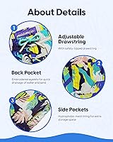 Vista 11 de maamgic Traje de baño para niños con forro de compresión elástico para niño Yema de Huevo Coco