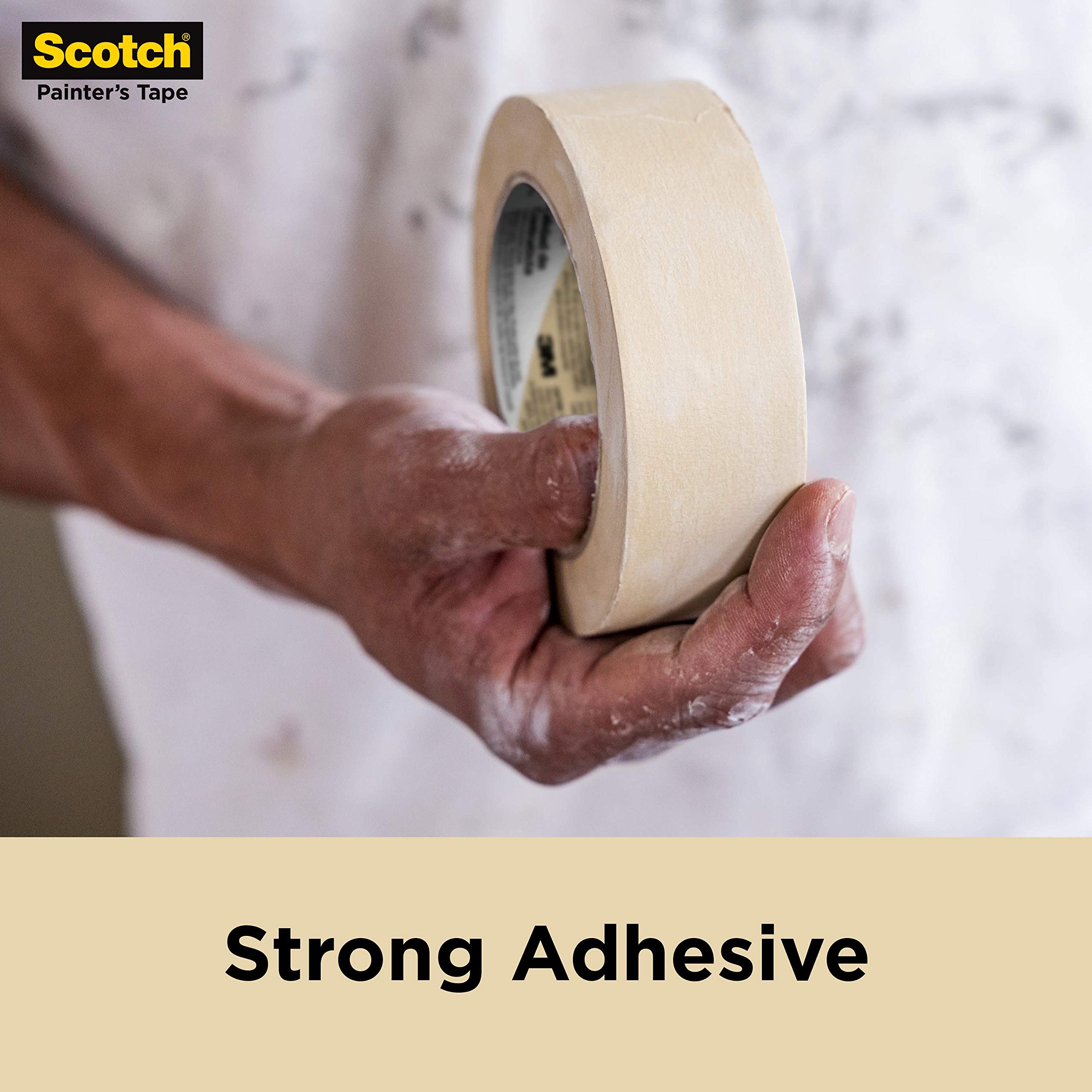 Scotch Cinta adhesiva de grado contratista, 0.95 pulgadas por 60.1 yardas (1,442 yardas en total), 2020, 24 rollos