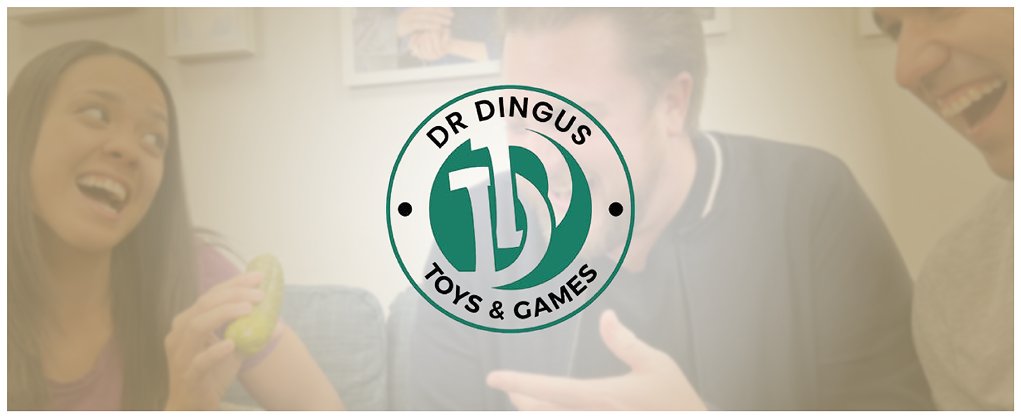 DR DINGUS Emotional Support Pickle - +100 Positive Inspirational Phrases - Press Button - Funny Family Friendly Gag Toy for Class, Office, Gift, Friends