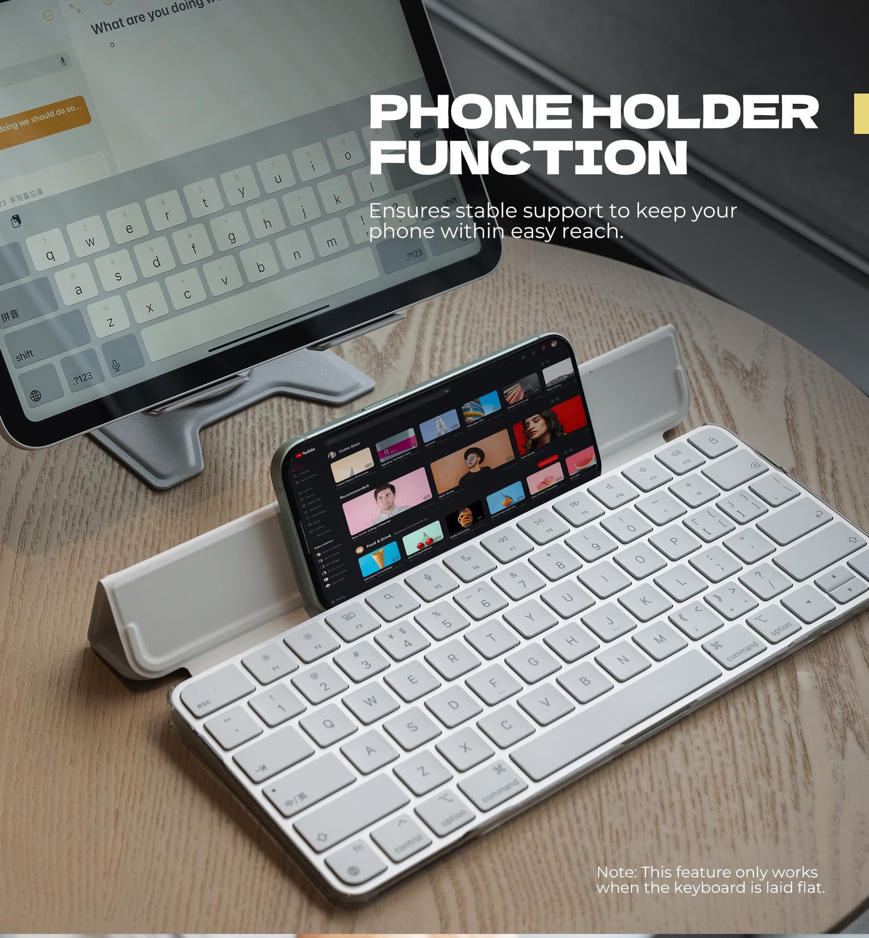 Dexnor Funda para Apple Magic Keyboard con Touch ID/tecla de bloqueo 2021/2024, funda rígida de almacenamiento de viaje a prueba de polvo, funda protectora de cuero para teclado con cierre magnético