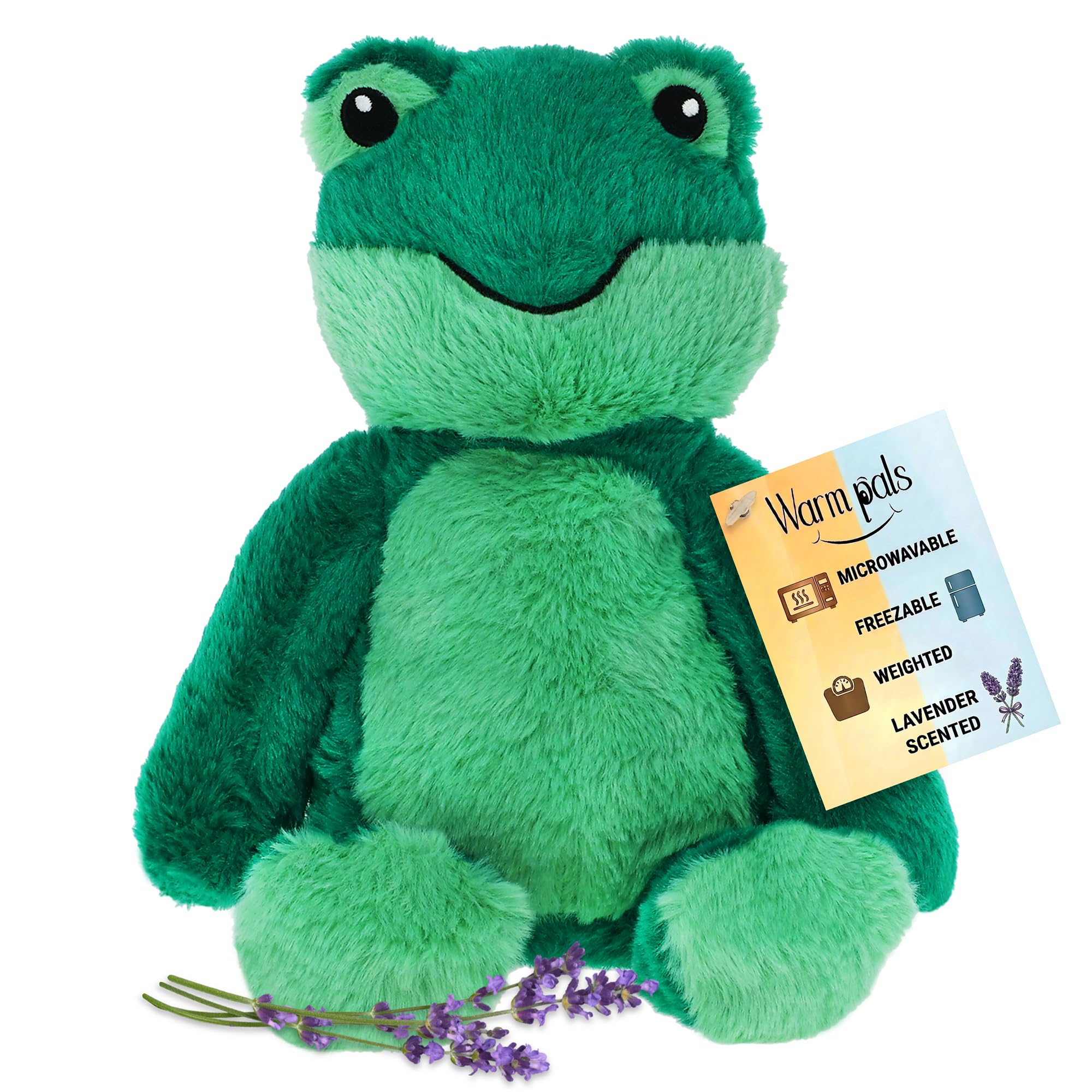 Amazon.com: 1i4 Group Warm Pals Frog, Microwavable Weighted Plush