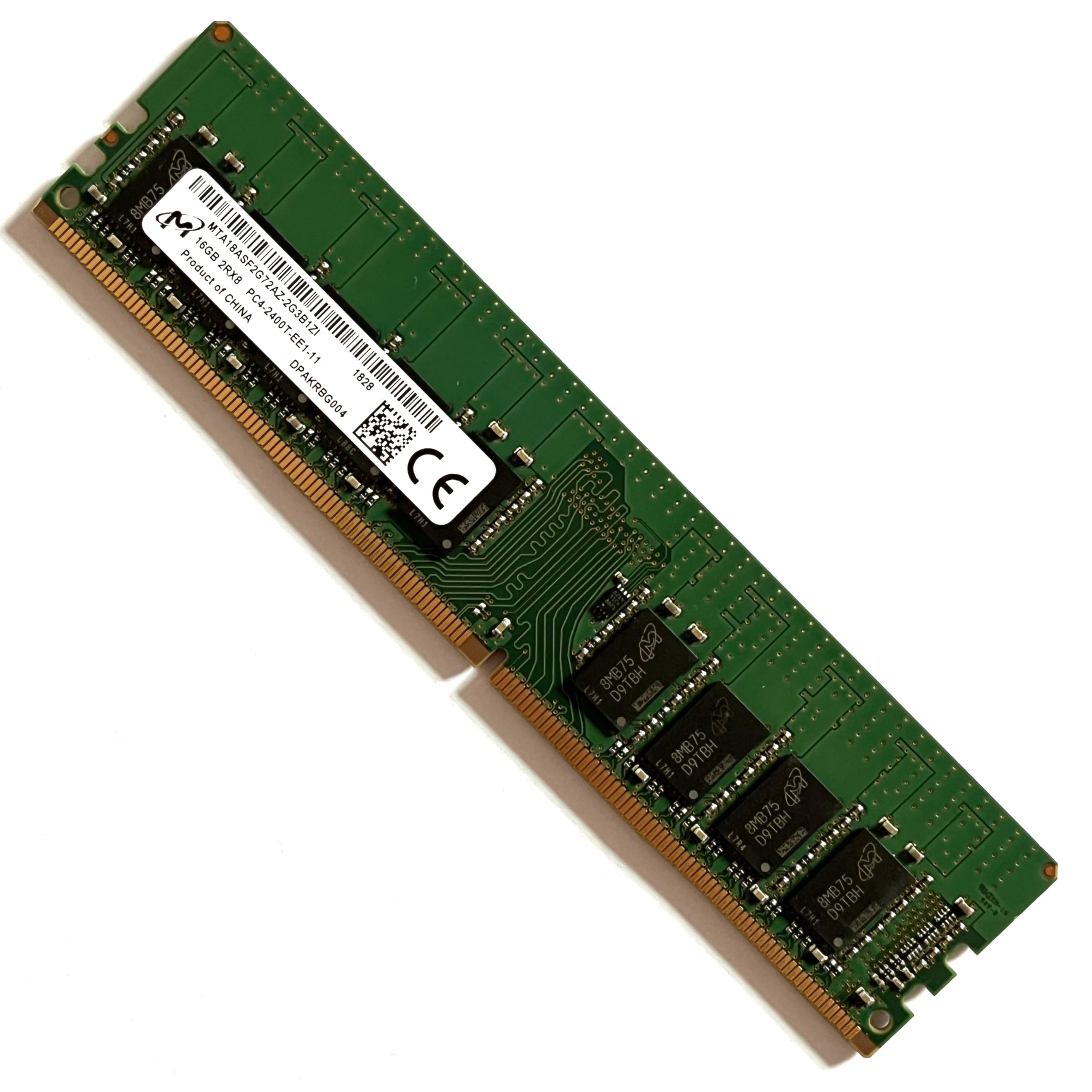 MICRON PC4-2400T-EE1-11 16GB×4枚 64GB DDR4 16GB 2400MHz ECC UDIMM RAM 16GB 2RX8 PC4-2400T-EE1-11 Desktop