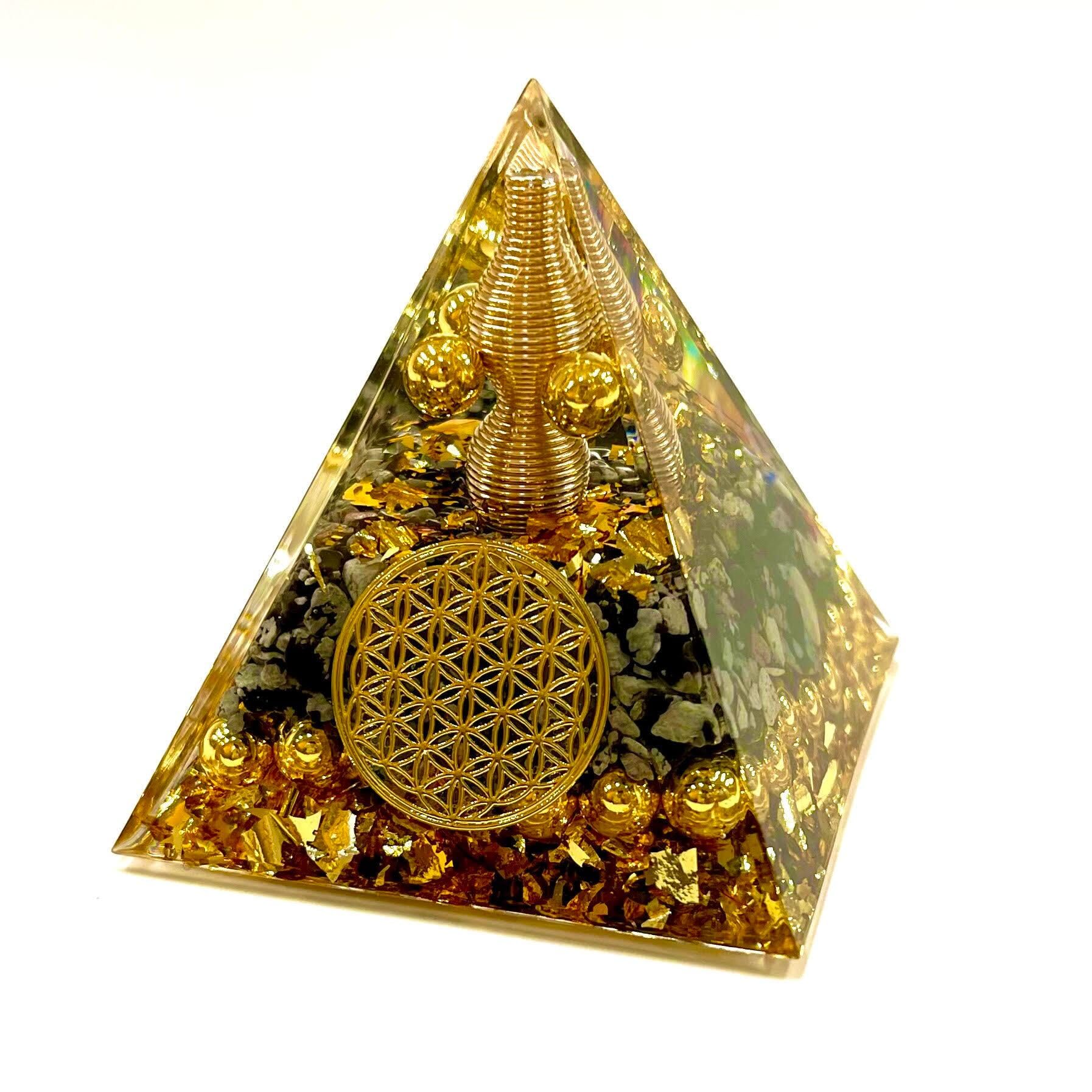 Amazon.co.jp: 【 飾る幸運 ピラミッド 】天照大神 アマテラス 大理石