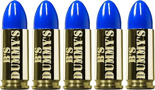 Miniatura 3 de B's Dry Fire Snap Caps - A.K.A. B's Dummy's - Dummy .38 Super Training Caps (paquete de 5)