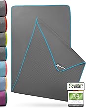 NirvanaShape Yoga Handtuch rutschfest | Hot Yoga Towel mit Antirutsch-Noppen | hygienische Yogatuch-Auflage für Yogamatte [ 185 x 63 cm ]