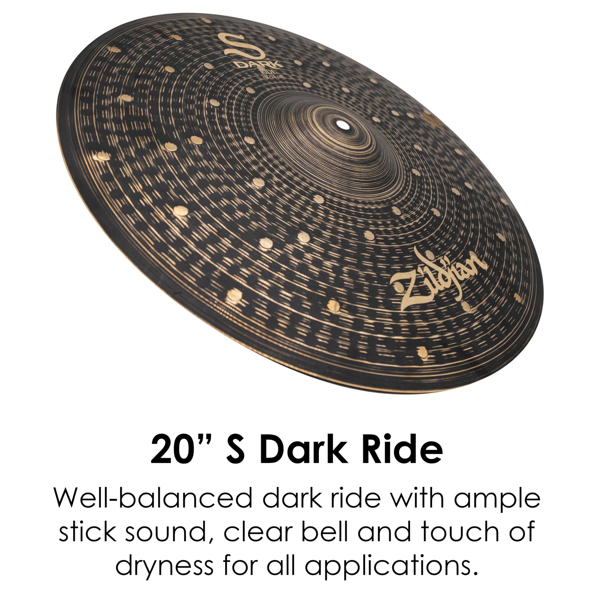 Zildjian S Dark 5-piece Cymbal Pack