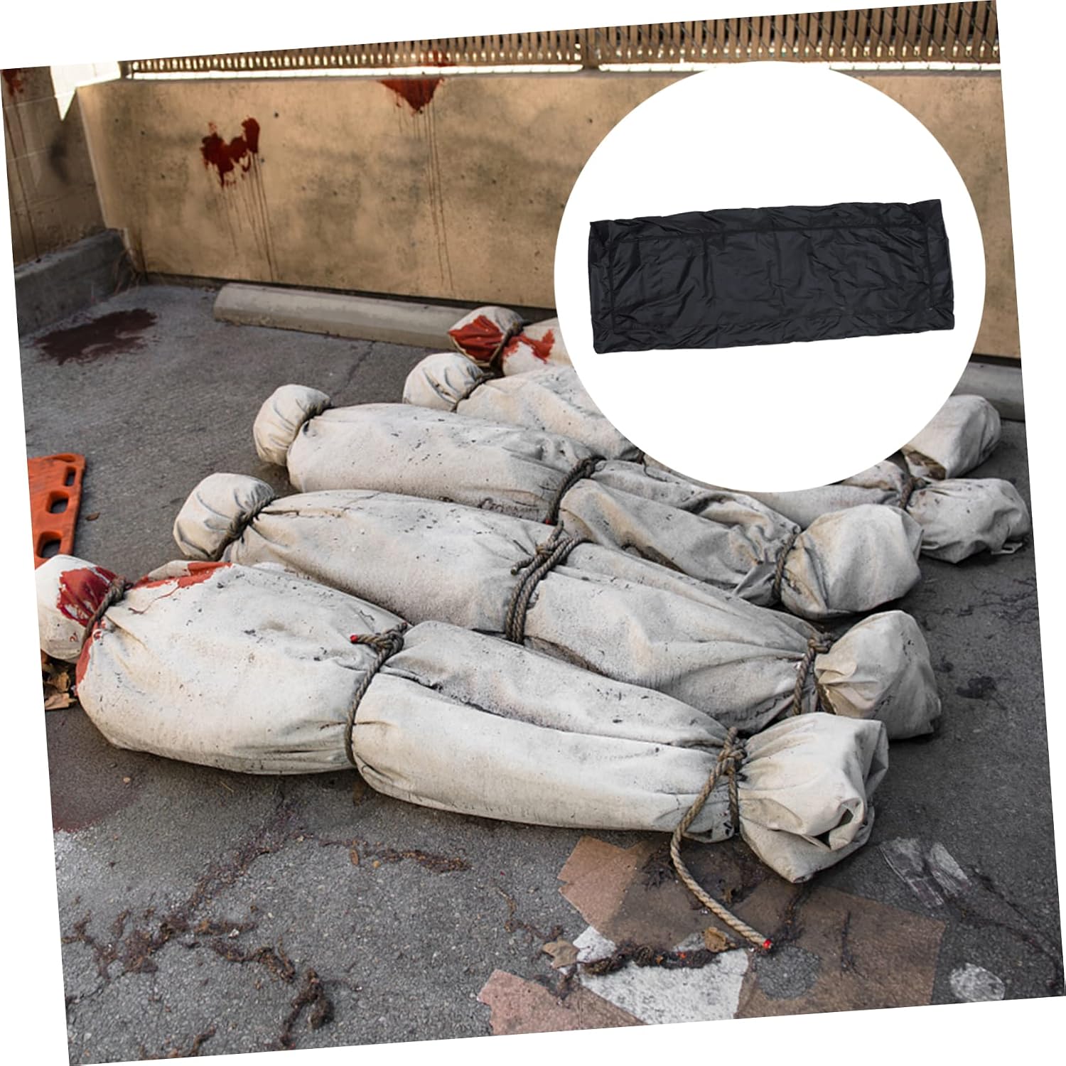 PRETYZOOM 1pc Oxford Cloth Carcass Bag Heavy Duty Corpse Handling Bag Environmental Material