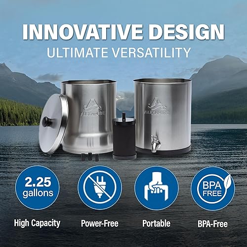 Miniatura 4 de Alexapure Pro Sistema de filtración de agua de acero inoxidable - Capacidad de 5.000 Galones