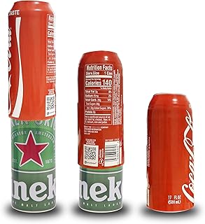2er-Set Bier zu Decken Cola Bierflasche Cup-Abdeckung Hülle Can Flaschenhalter Thermal-Beutel Compatible with Camping-Reisen Wandern Hide a Bierdose (red)