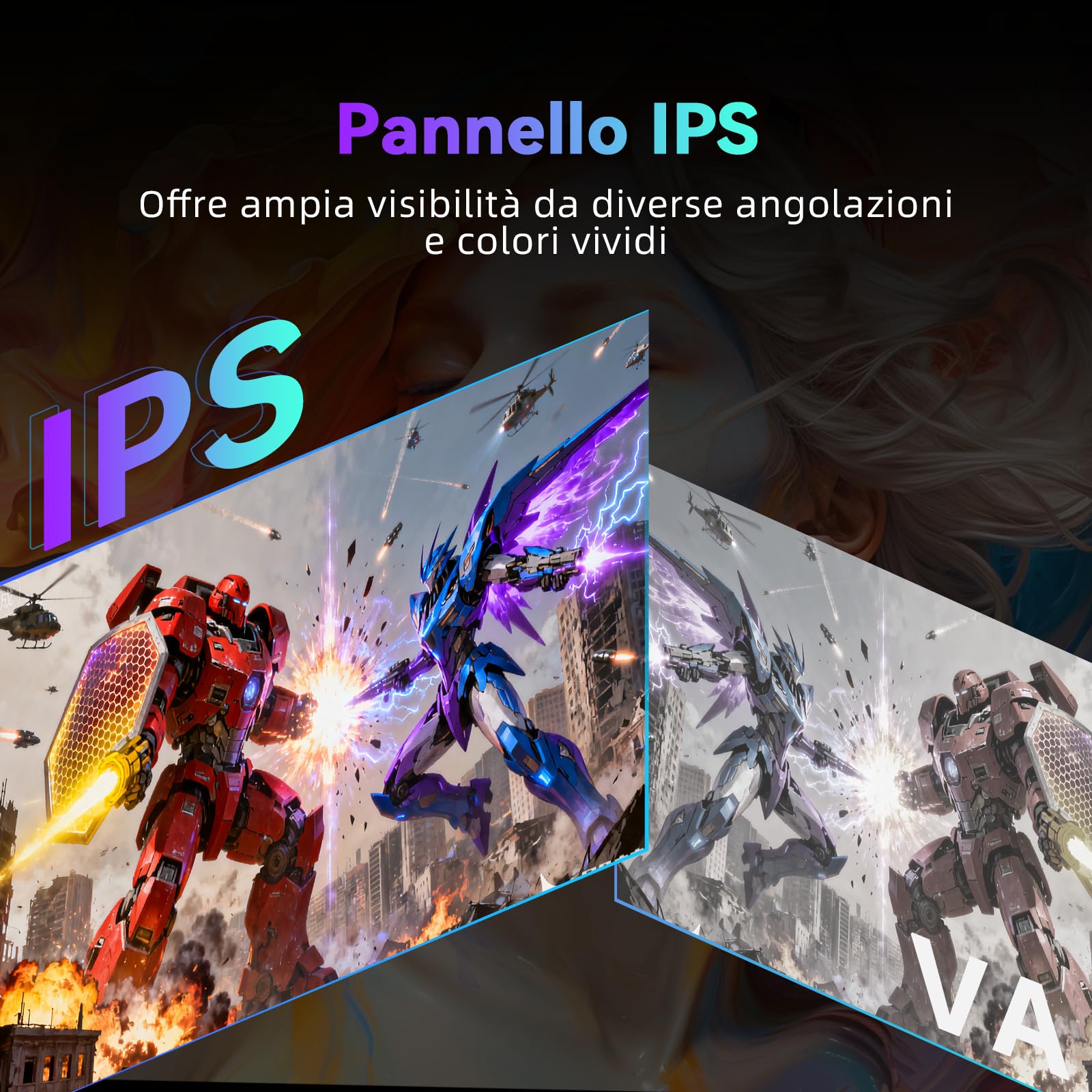 KTC Gaming Monitor 24 Pollici, FHD@144Hz 120Hz con IPS Panel, protezione hardware contro la luce blu, 95% DCI-P3, 99% sRGB, ΔE＜2, 300 cd/㎡, 1500:1, Flicker-Free e Adaptive Sync per lavoro e gioco