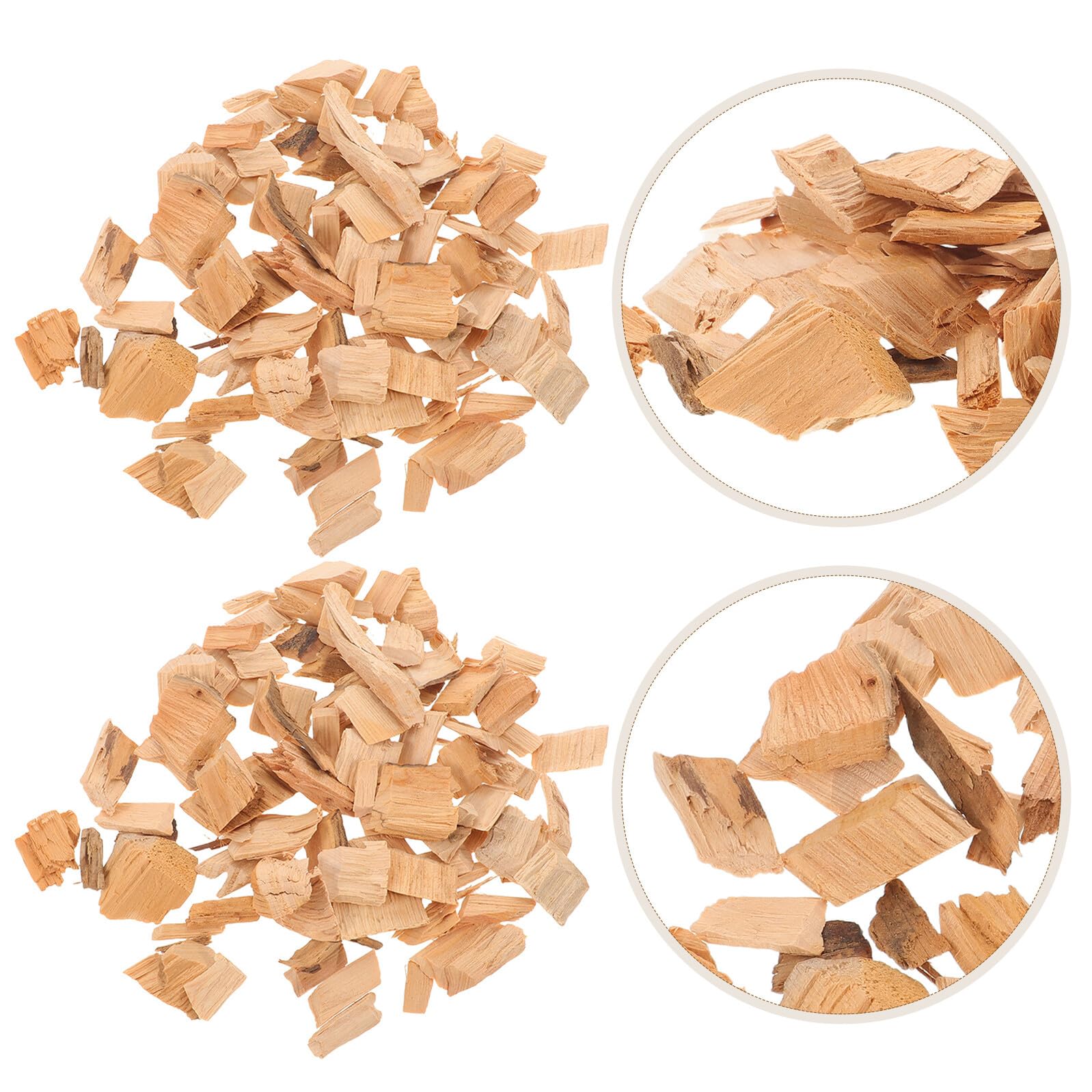 Trucioli di Legno di Cipresso per Barbecue 400g X2, Trucioli Naturali per Affumicatura Carne, Pellet per Grigliate all’Aperto, Aroma Affumicato per Anatra, Salsiccia e Pancetta