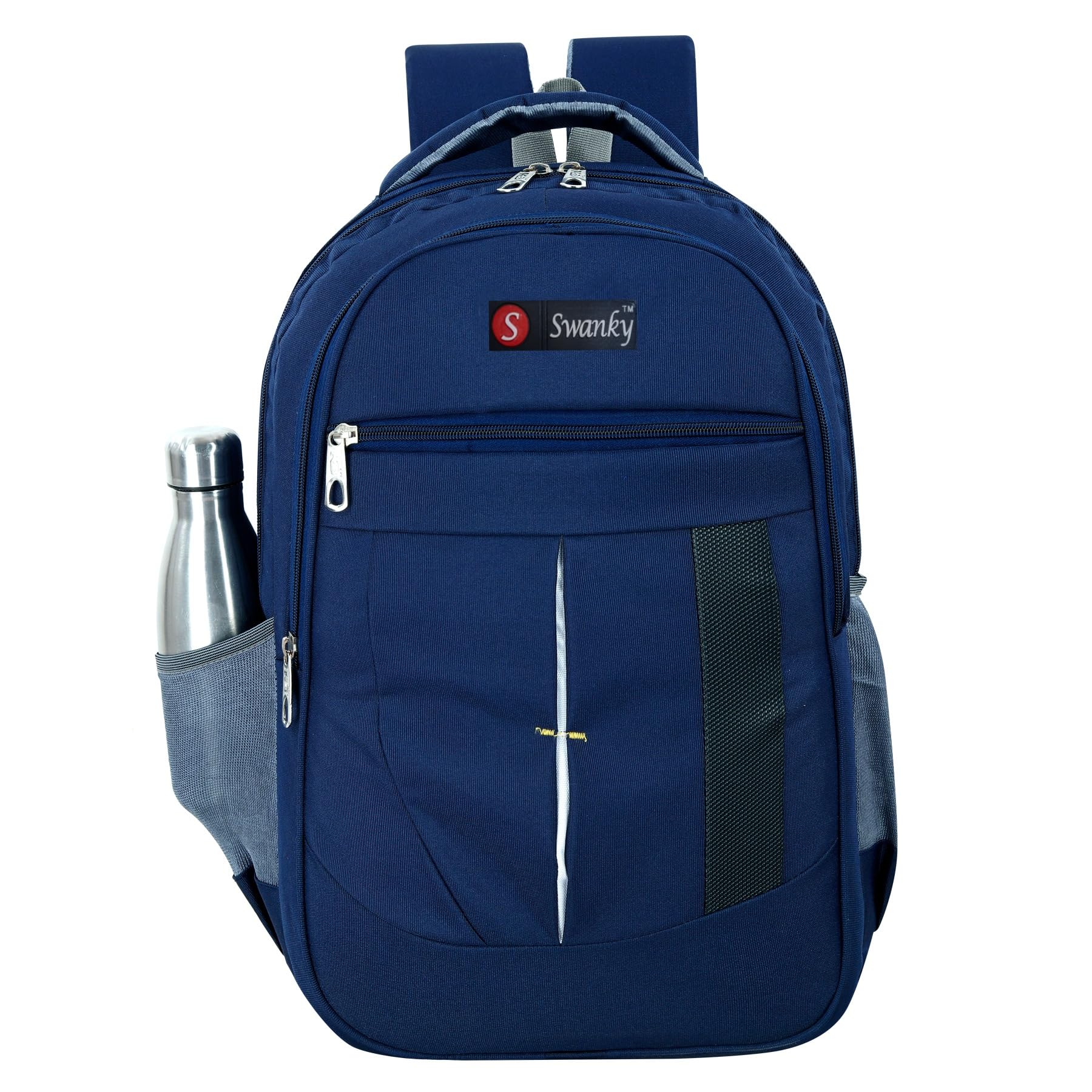 Swanky 35 L Travel Laptop Backpack Water Resistant Slim Durable Laptop Notebook School College Office Tuition Coaching for boys girls and men Women Bags (GREY) (B0CSGS2YL1) Amazon Price History, Amazon Price Tracker
