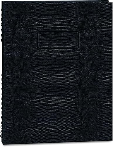 Blueline EcoLogix Cuaderno NotePro 100% reciclado, negro, 11 x 8.5 pulgadas, 200 páginas (A10200E.BLK)