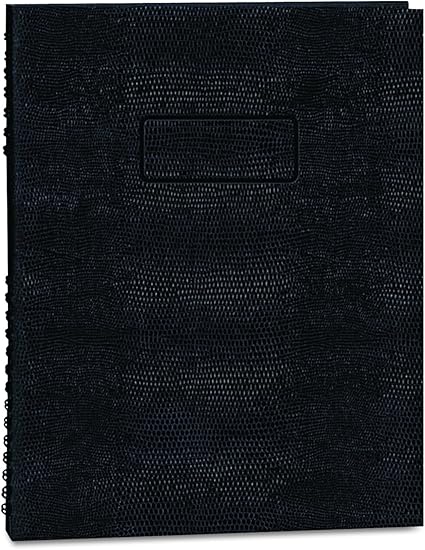 Blueline EcoLogix 100% Recycled NotePro Notebook, Black, 11 x 8.5 inches, 200 Pages (A10200E.BLK)