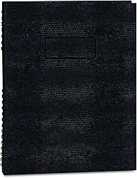 Notebook Blueline EcoLogix 100% reciclado NotePro, preto, 11 x 21,5 cm, 200 páginas (A10200E.BLK)