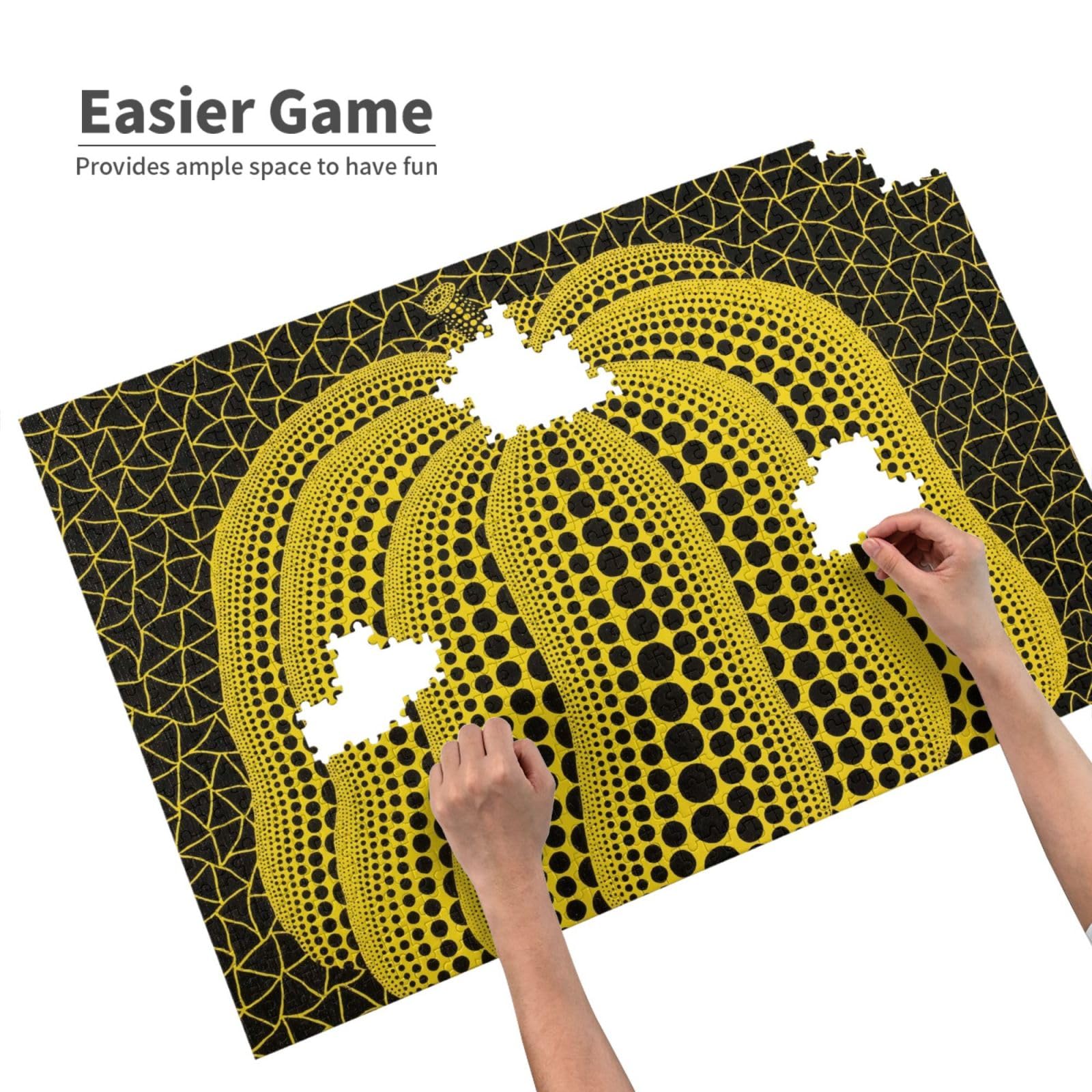 Amazon.co.jp: 1000ピース ジグソーパズル 草間彌生 木製パズル 子供