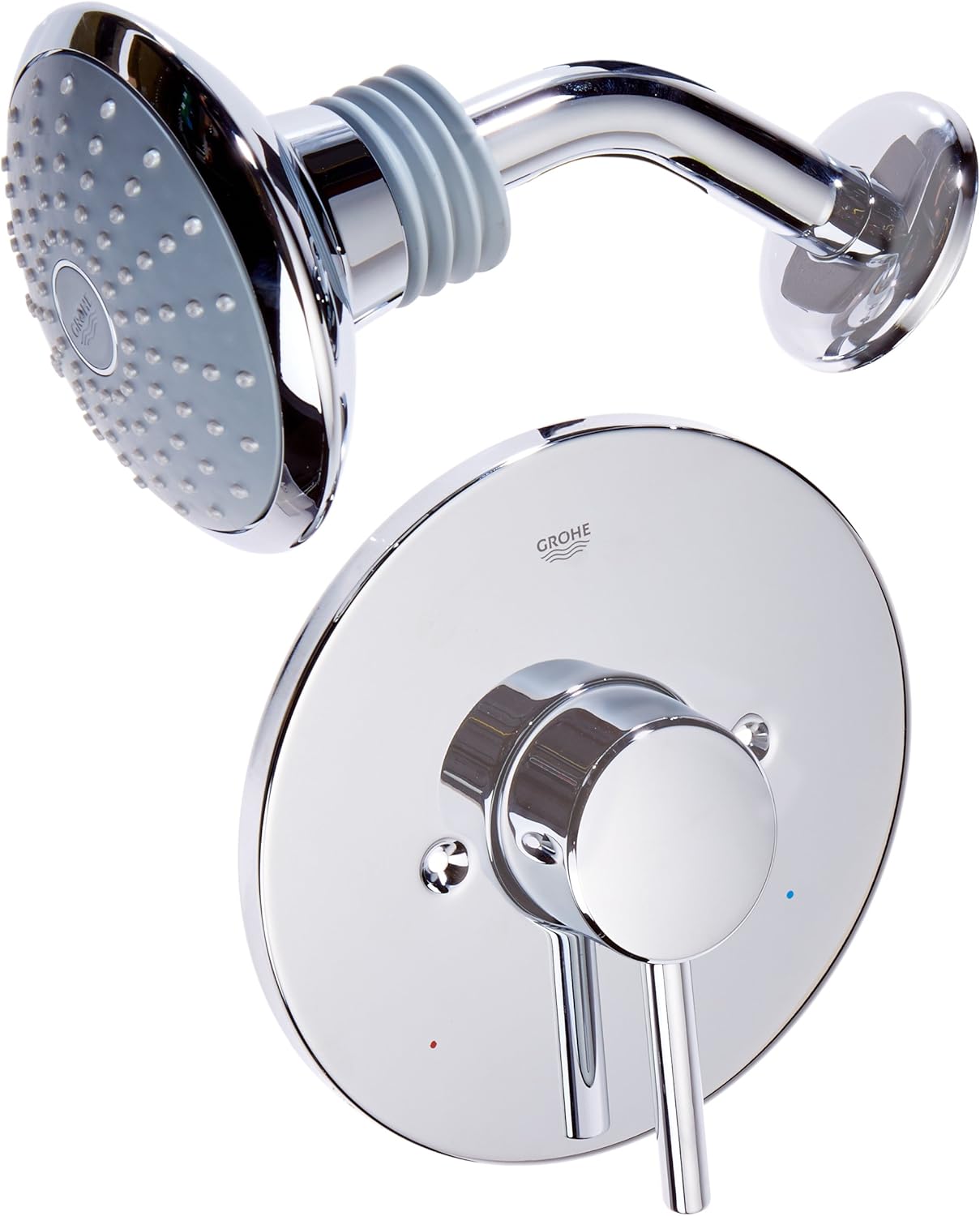 Grohe 35010001 Concetto Shower head and Trim Combination