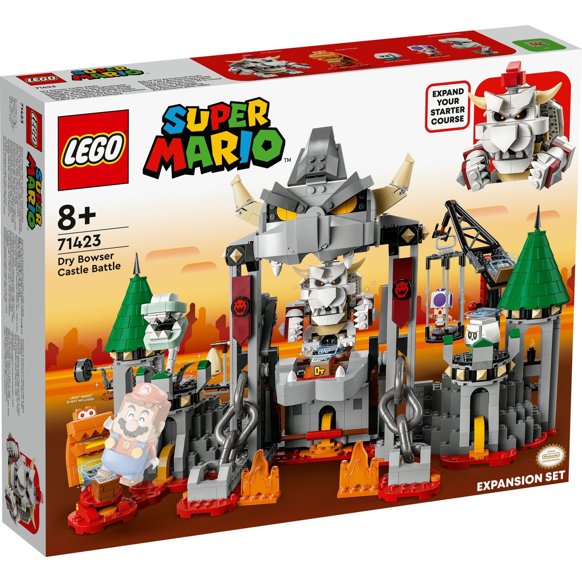Amazon.co.jp: レゴ(LEGO) スーパーマリオ ほねクッパ と キャッスル 