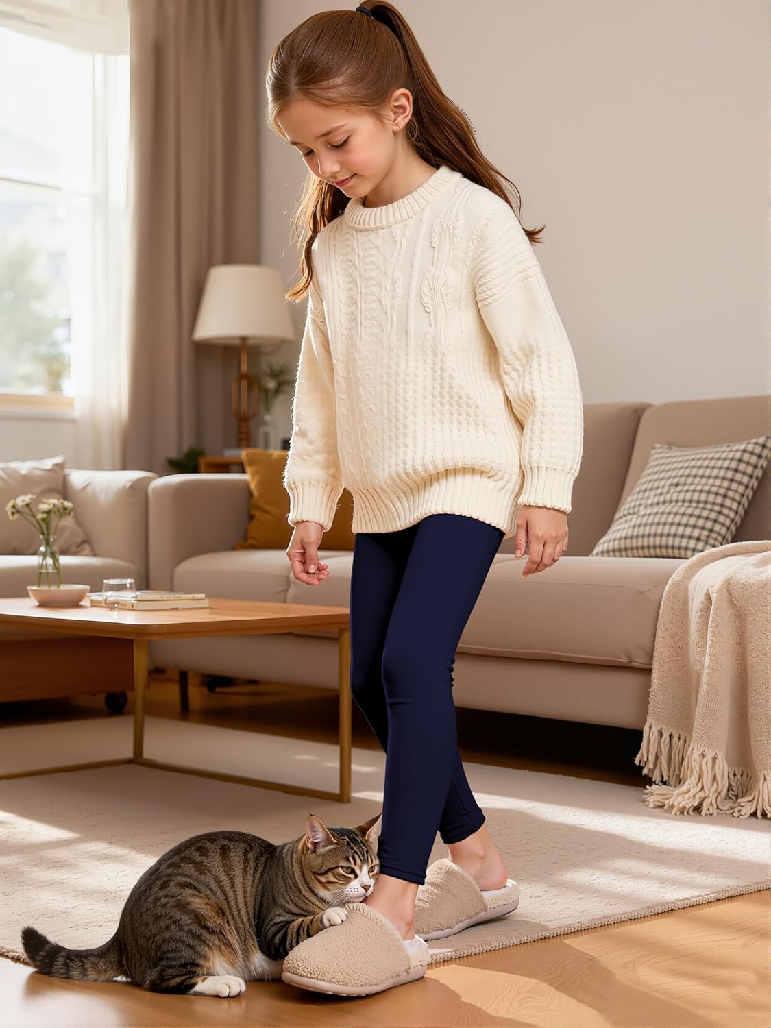 Cooraby Pacote com 2 leggings femininas forradas com lã de algodão para crianças, calças térmicas grossas de inverno, roupas quentes em promoção! Veja a oferta e mais achadinhos de Meninas 7 Hoje é o melhor dia para comprar Cooraby Pacote com 2 leggings femininas forradas com lã de algodão para crianças, calças térmicas grossas de inverno, roupas quentes com aquele preço maroto! Promoção! Aproveite a oferta! 7