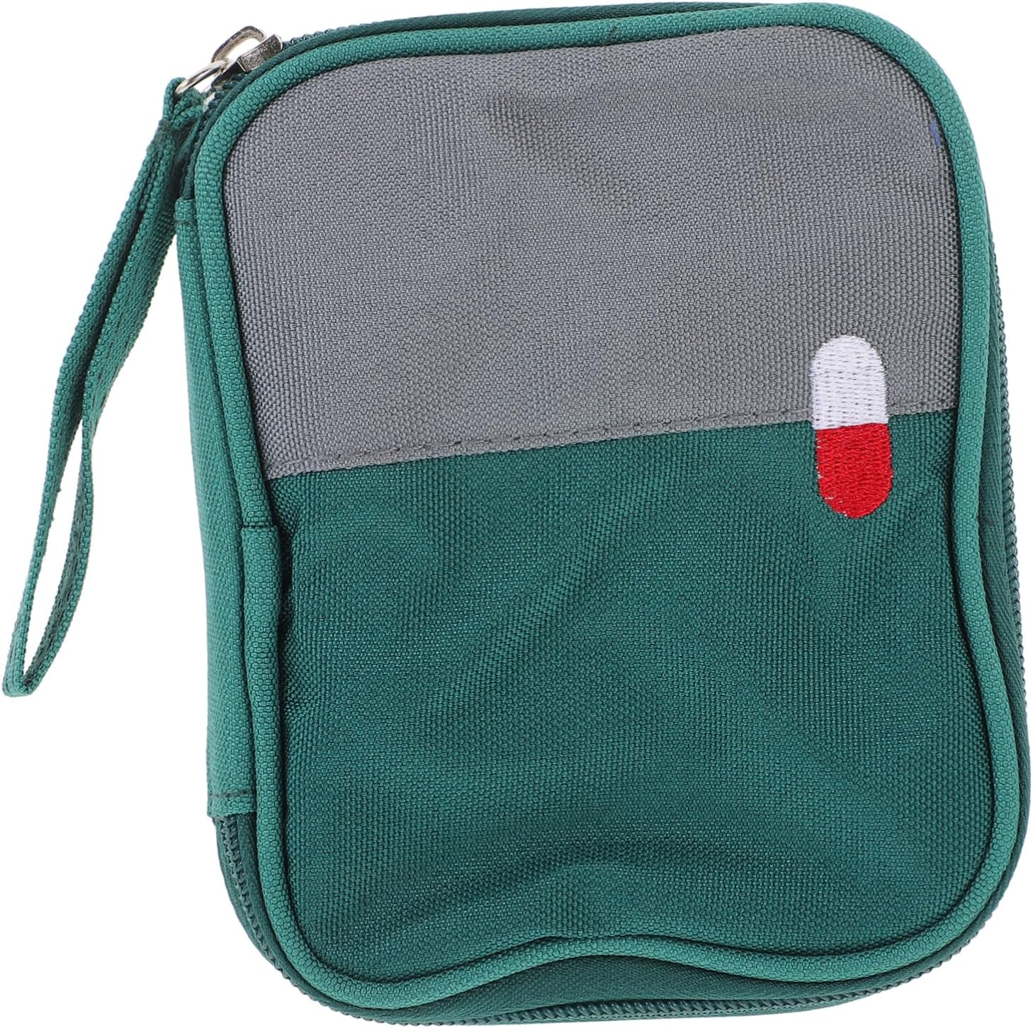 CALLARON Portable First Aid Kit Oxford Cloth Multi-Pocket Medicine Pouch Travel Emergency Bag