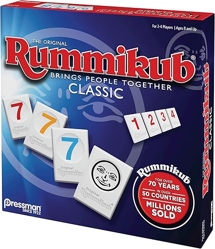 Miniatura 4 de Rummikub The Original Rummy Tile Game Juego de tejas Paquete de 1 Marrón