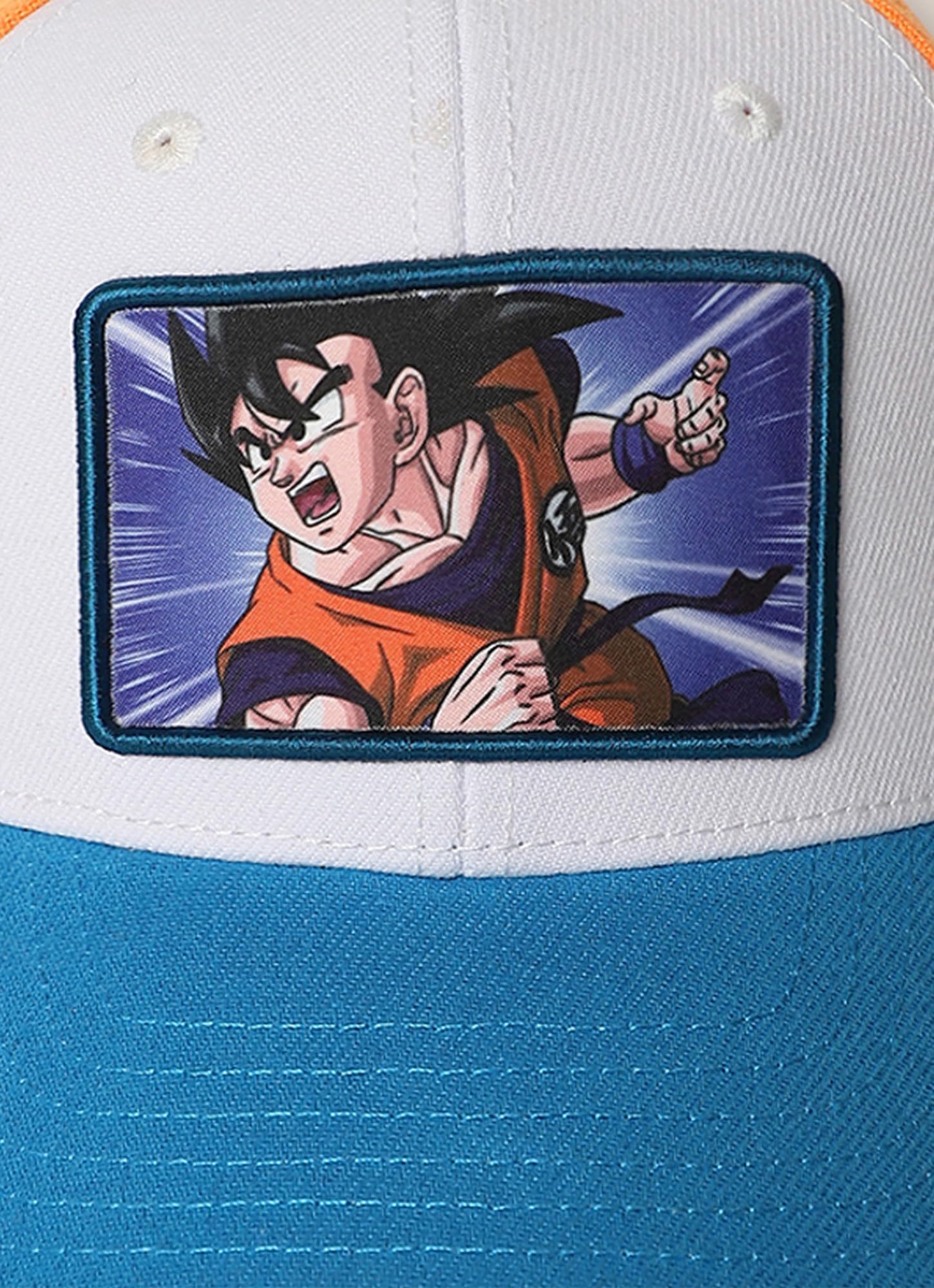 Kidsville Anime Official Dragon Ball Z Goku Snapback Cap for Kids Boys & Girls | Adjustable Closure Multicolour 4