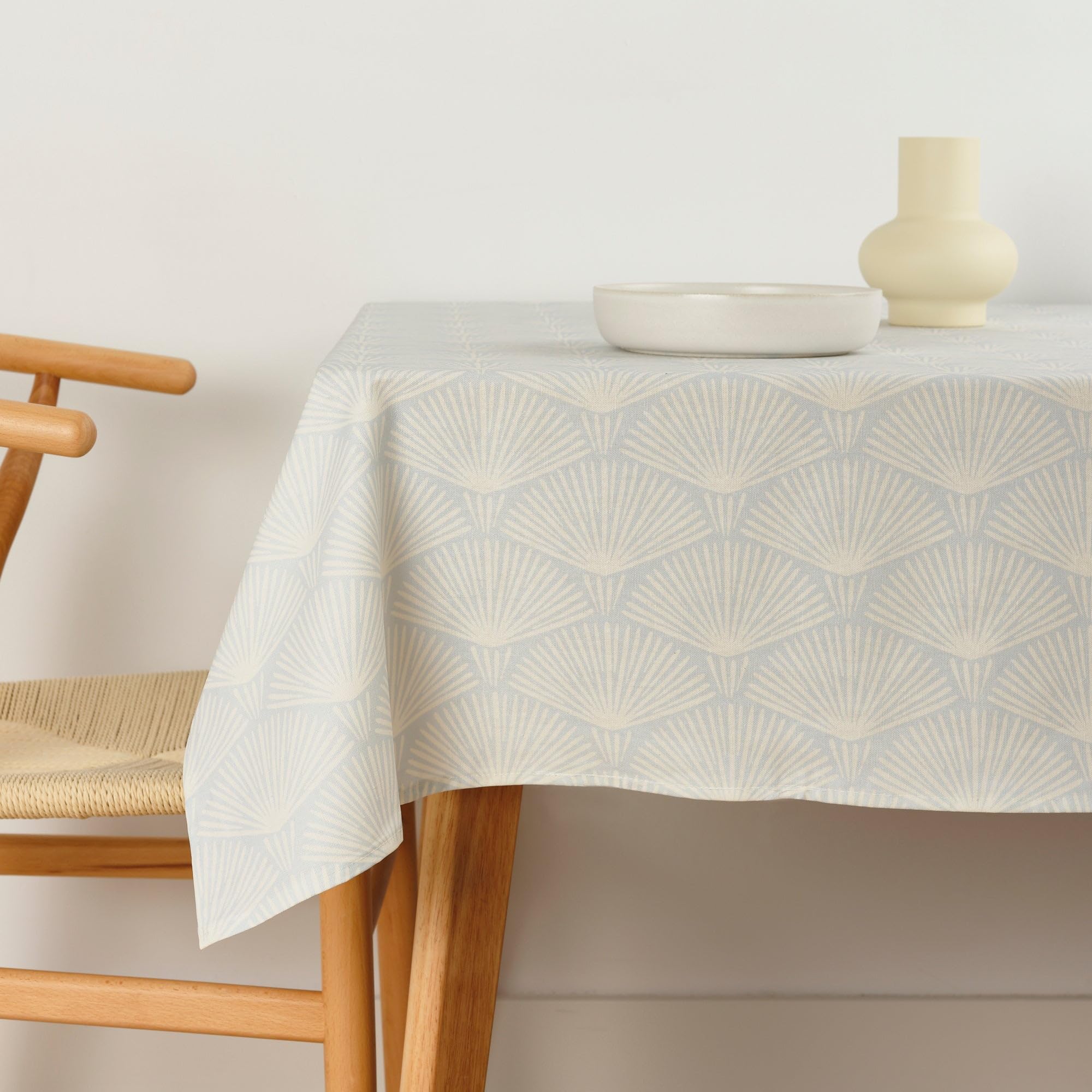 BELUM | Tablecloth 100 x 140 Stain-Resistant 100% Cotton Resin, No Oilcloth, Tablecloth Touch Cotton, Waterproof Tablecloth, Stain Resistant Liquid Repellent Tablecloth
