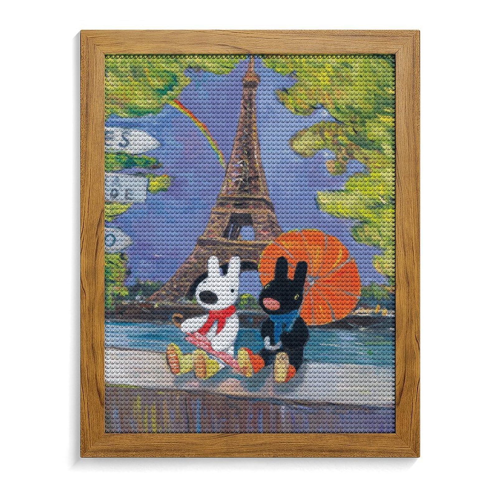 Amazon.co.jp: ダイヤモンドアート リサとガスパール 5D ビーズアート