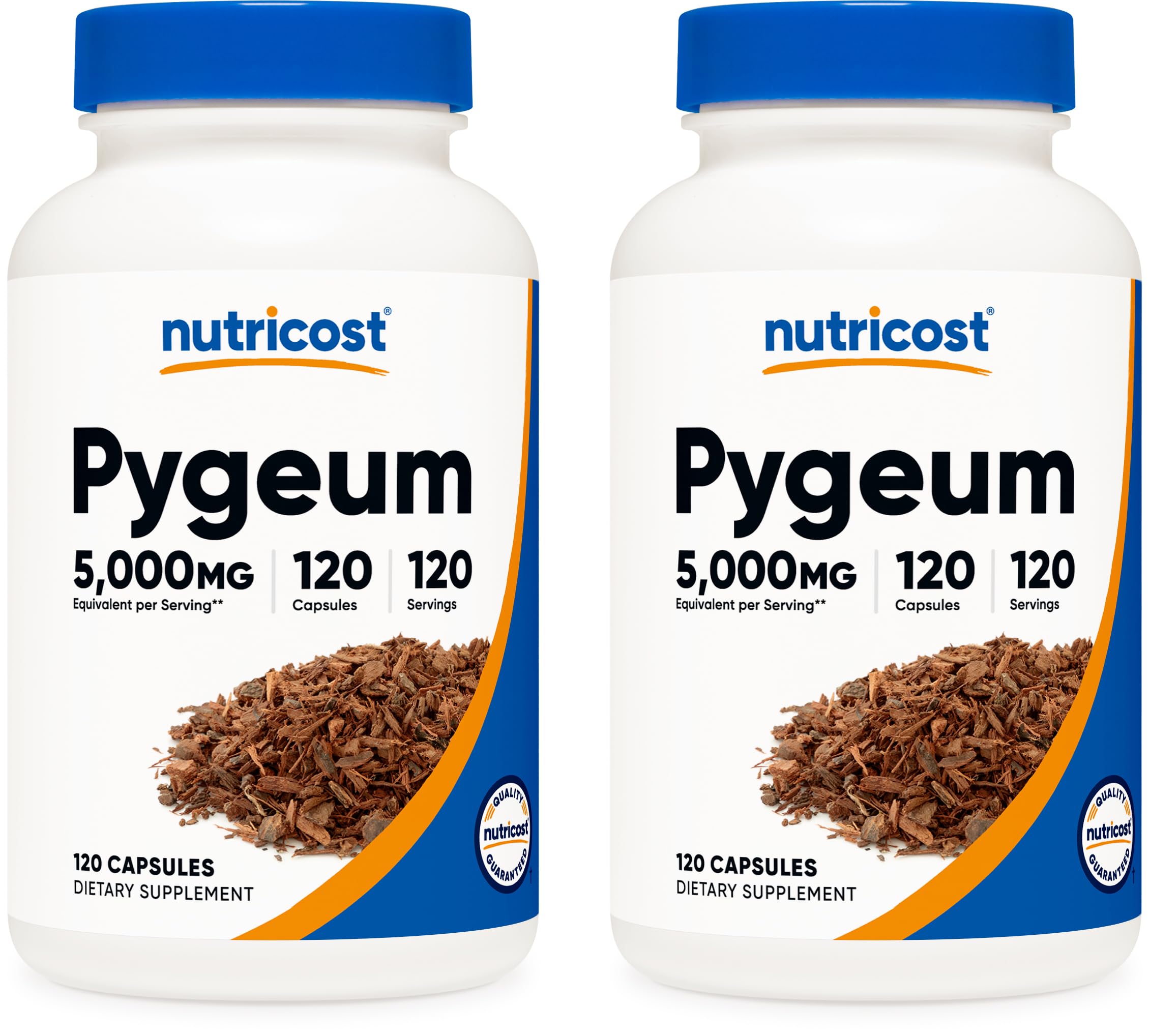 Nutricost Pygeum Extract 120 Capsules for 120 Servings - Veggie Capsules, Non-GMO, Gluten Free, Vegetarian Friendly (Pack of 2) 120 Count (Pack of 2)