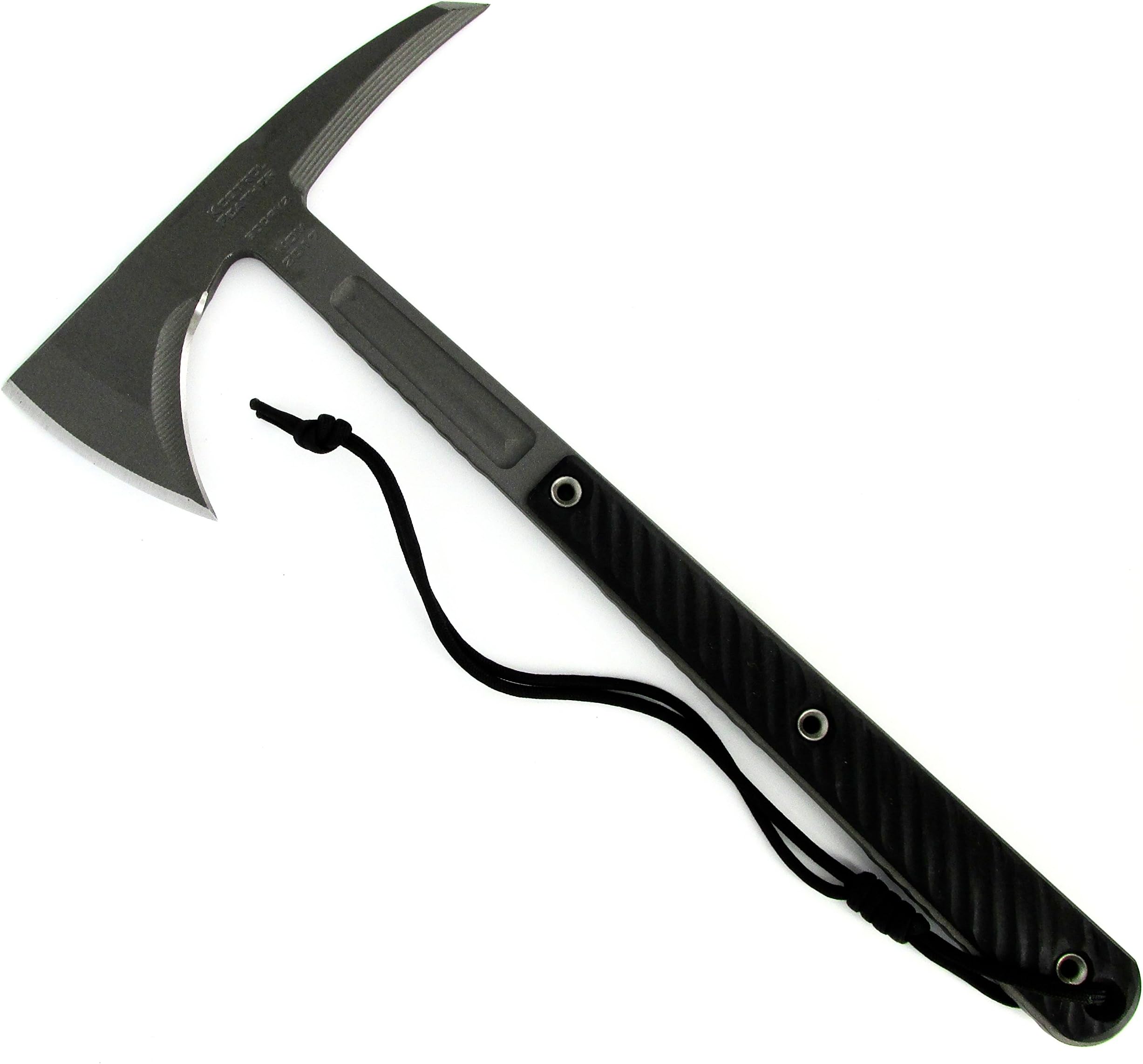 Kestrel Feather Tomahawk Black 3D G-10 Handle Full Tang