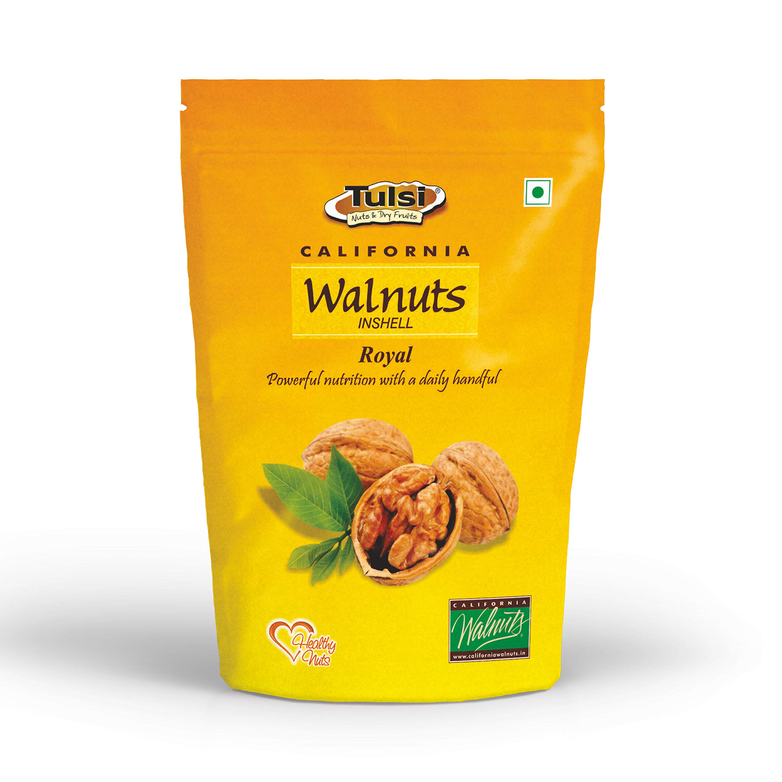 Tulsi California Walnut Inshell Premium 500g | Large Size | Inshell Walnuts Akhrot | Delicious & Crunchy Walnuts | High in Protein & Iron | High in Antioxidants | Premium Akhrot | Rich in Omega-3 (B01HBRBY90) Amazon Price History, Amazon Price Tracker