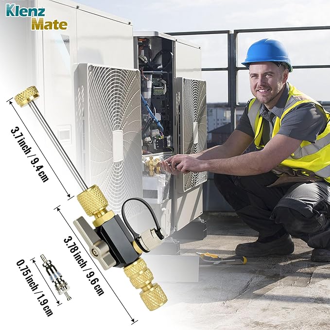 Herramienta de Extracción de Núcleo de Válvula HVAC 1/4'' y 5/16'' miniatura 6