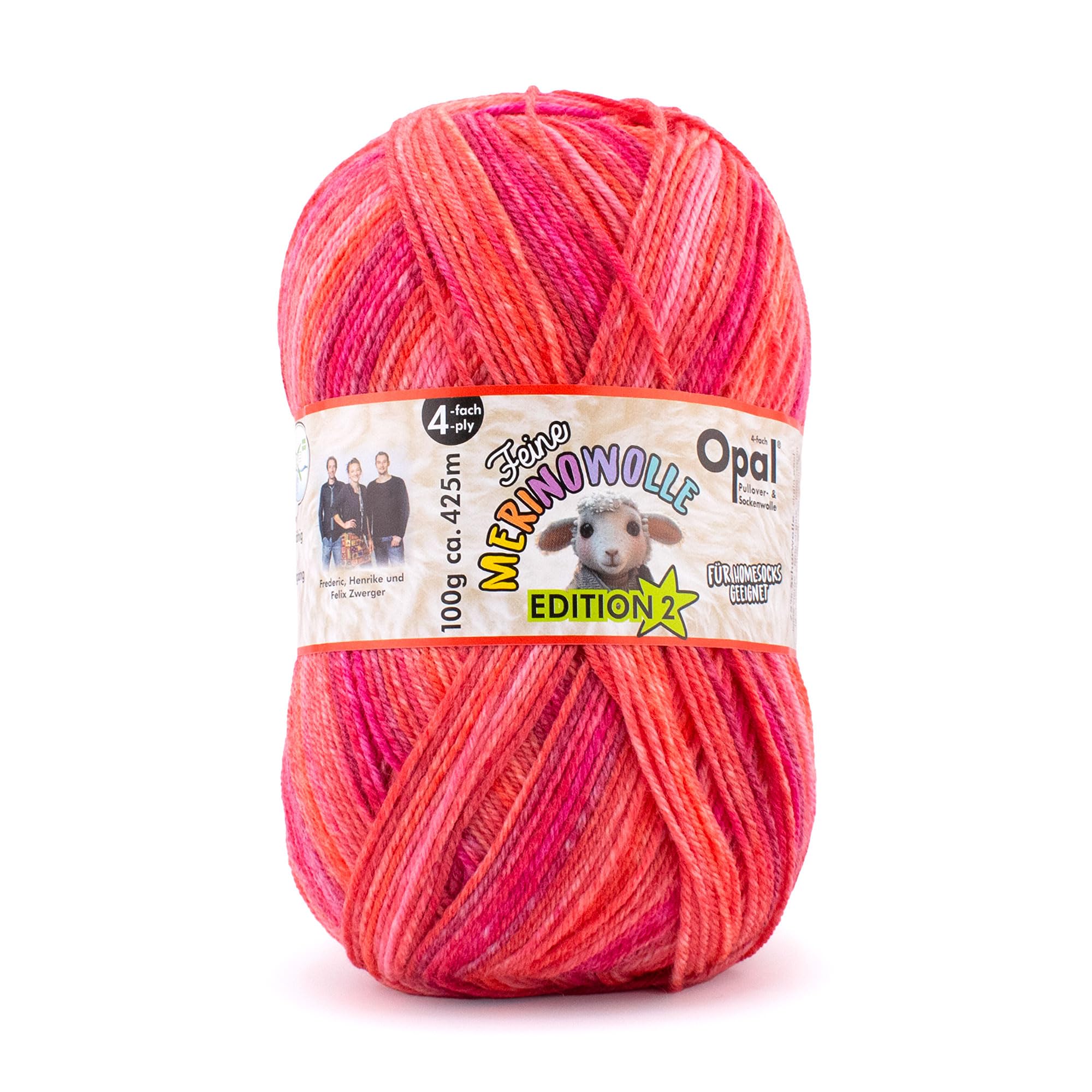 Opal Feine Merinowolle Edition 2, 4-fach Strickgarn