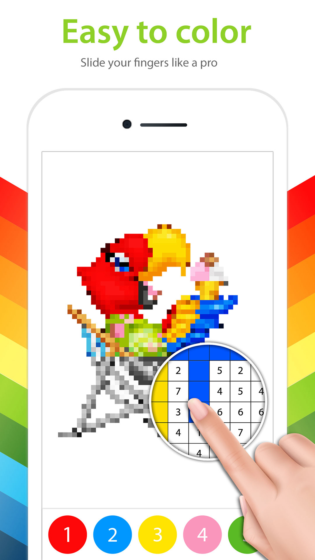 Color by Number Pixel Art Coloring Book App on Amazon Appstore