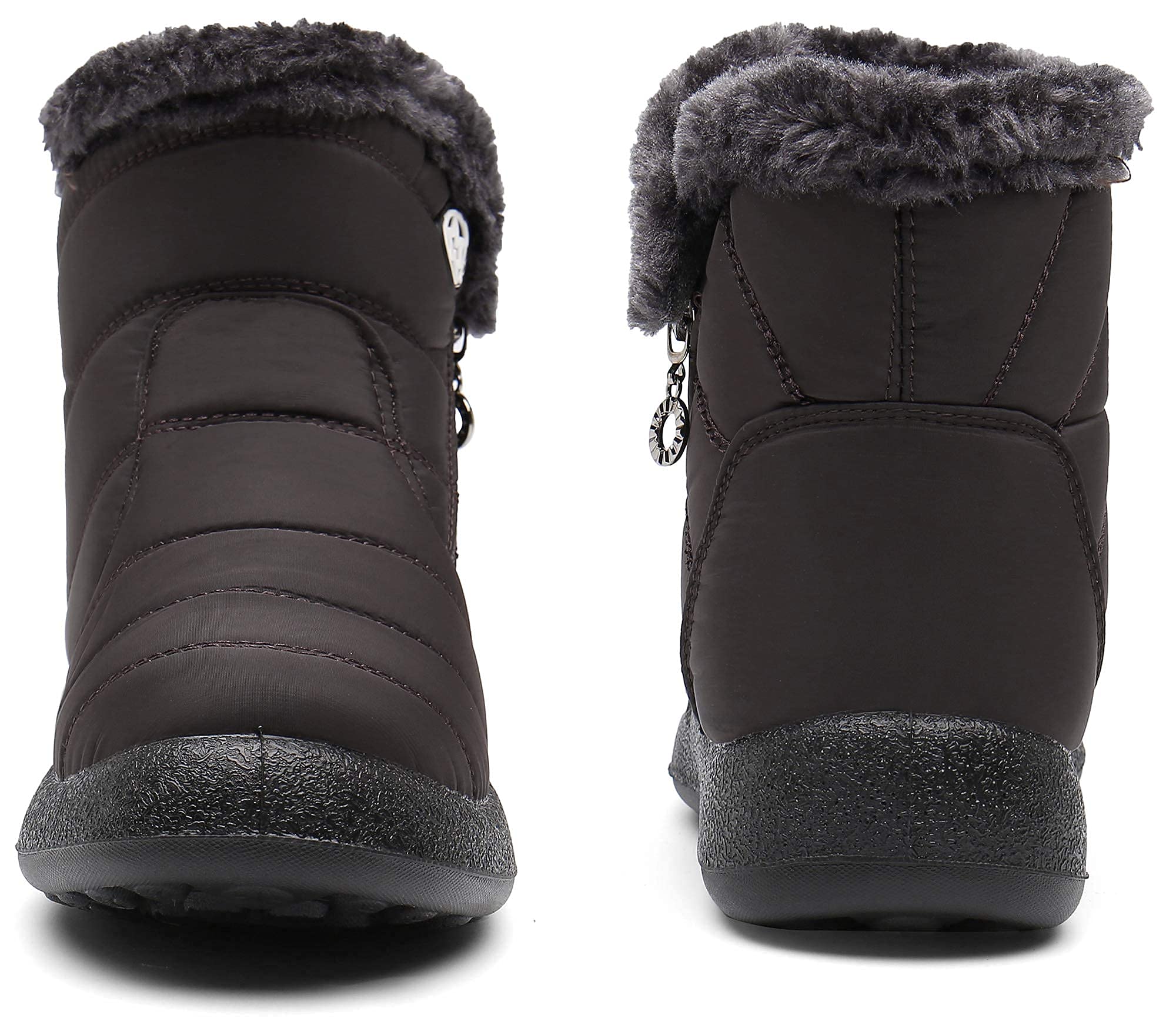 Gaatpot Stivali Donna Stivaletti Invernali Stivali da Neve Caldo Peluche Scarpe Impermeabili 36-43