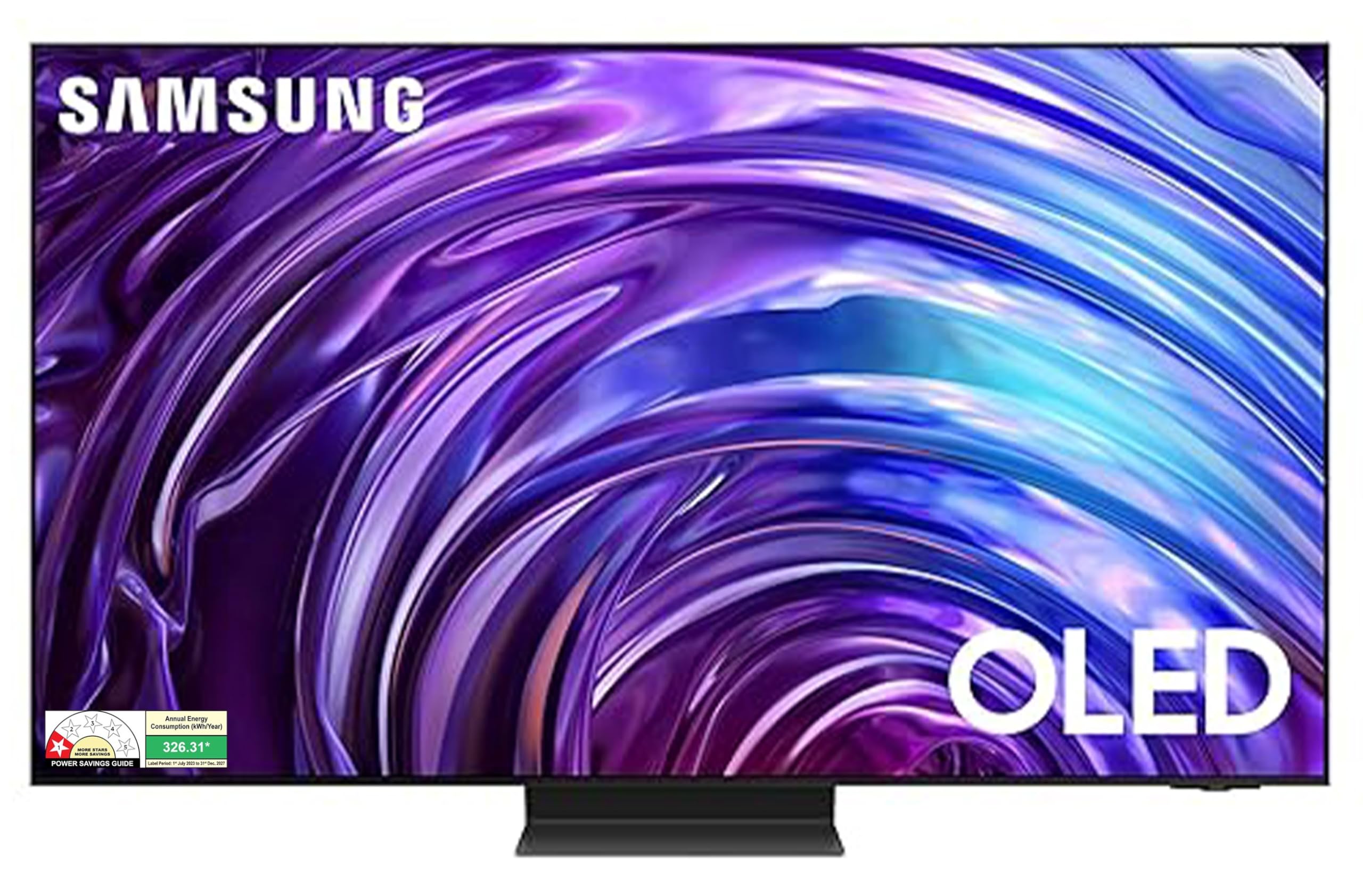 Samsung 163 cm (65 inches) 4K Ultra HD Smart OLED TV QA65S95DAULXL (Graphite Black) — image 1 of 15