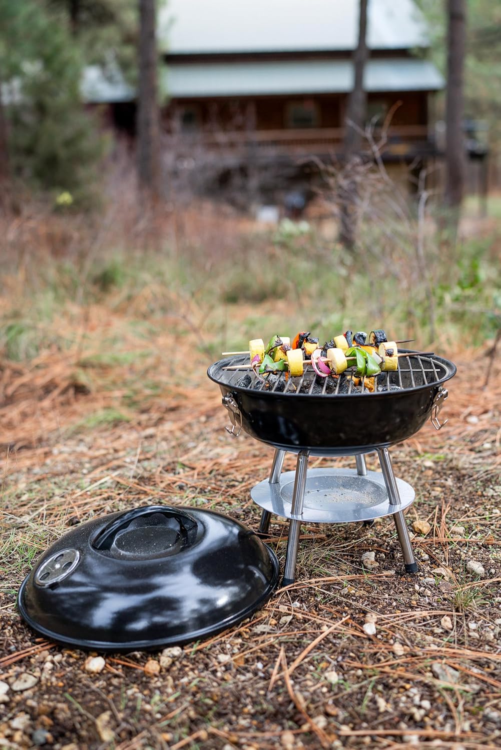 Stansport 037 Portable Charcoal Grill - Black