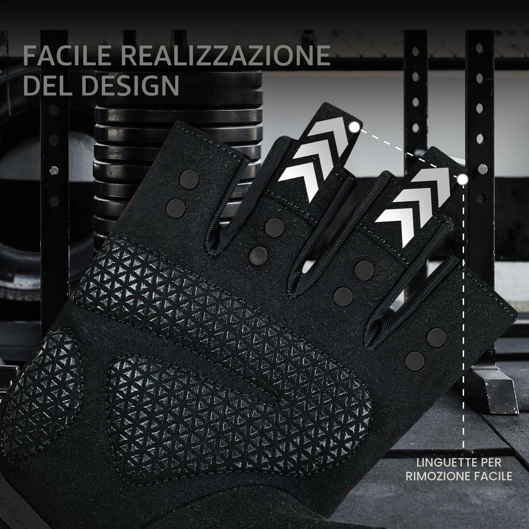 BEAST RAGE Guanti da fitness traspiranti per sollevamento pesi antiscivolo