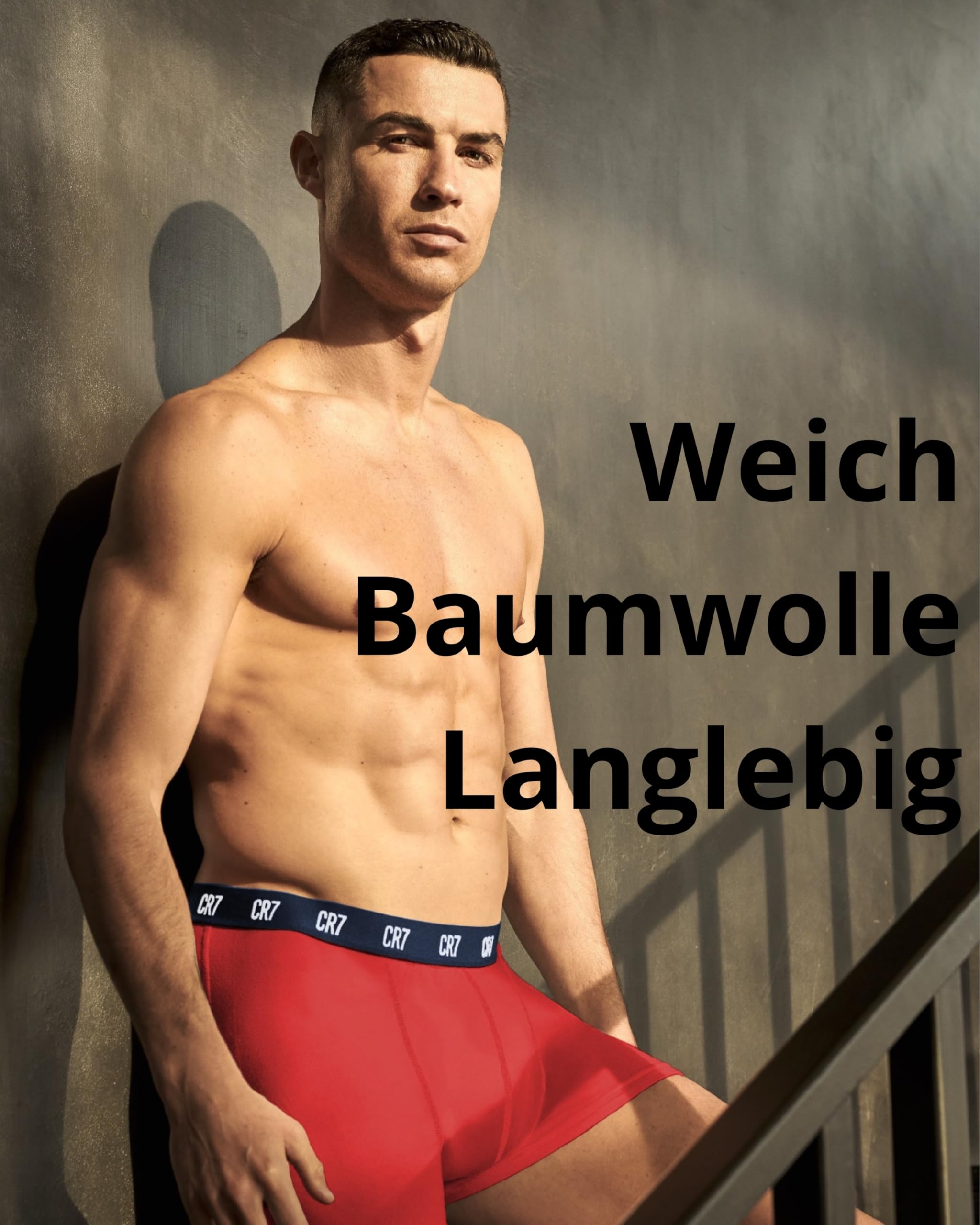 CR7 Boxershorts Herren Baumwolle (8er Pack) Unterhosen Herren von Cristiano Ronaldo