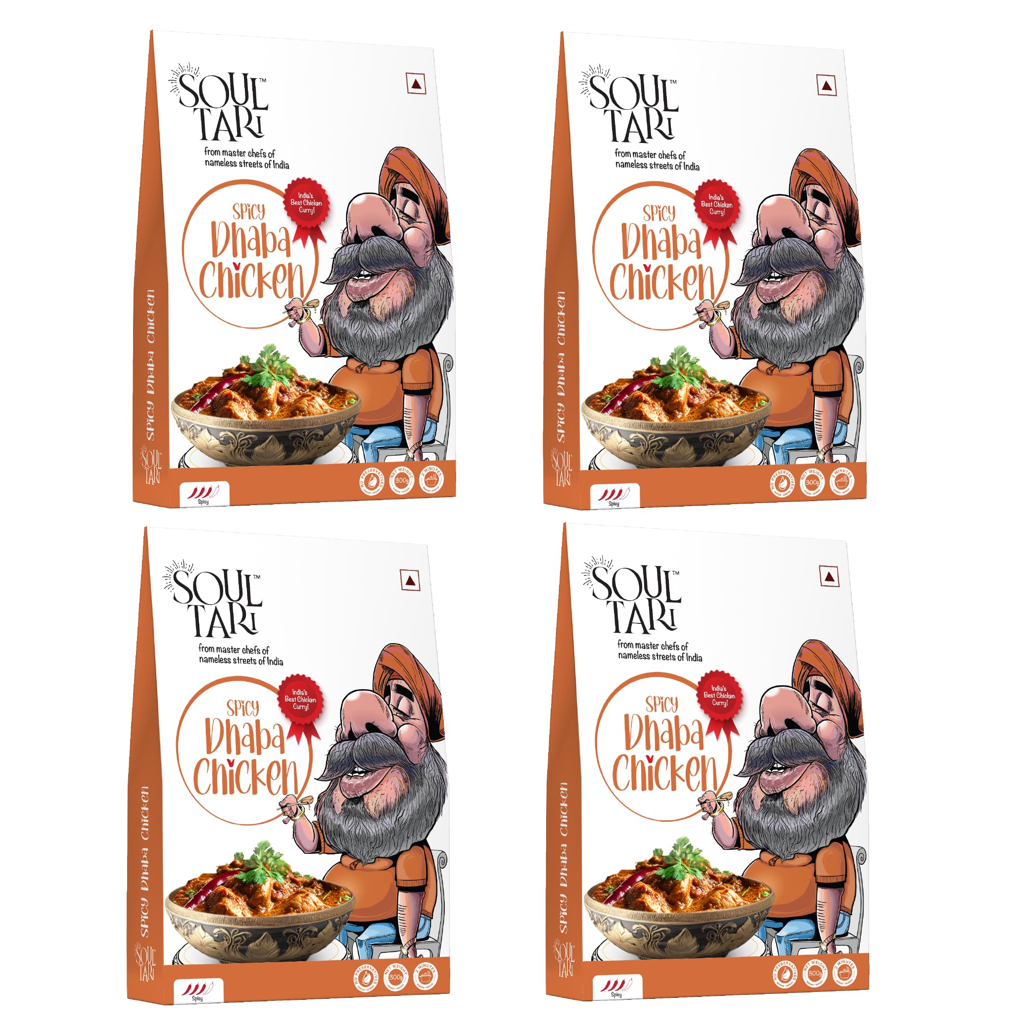 300 g (Pack of 4)