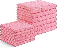 Vista 26 de Homaxy - Juego de paños de cocina y paños de vajilla de microfibra, 12 unidades, toallas de mano suaves y absorbentes a granel, trapos de 28 x 16