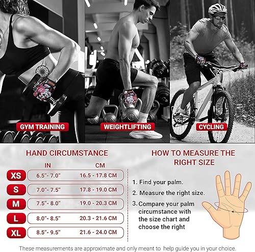 Miniatura 7 de Hushe' Guantes de levantamiento de pesas, guantes de entrenamiento, guantes de gimnasio, guantes de ciclismo para mujeres, para gimnasio, fitness,